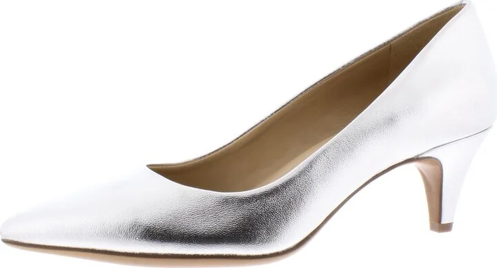 Beverly Womens Solid Pointed Toe Pumps