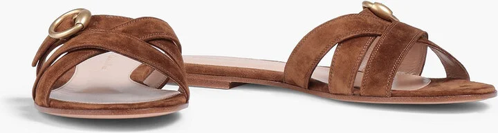 Beya buckled suede sandals - Image 2