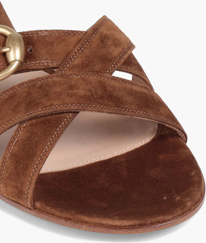 Beya buckled suede sandals - Image 4