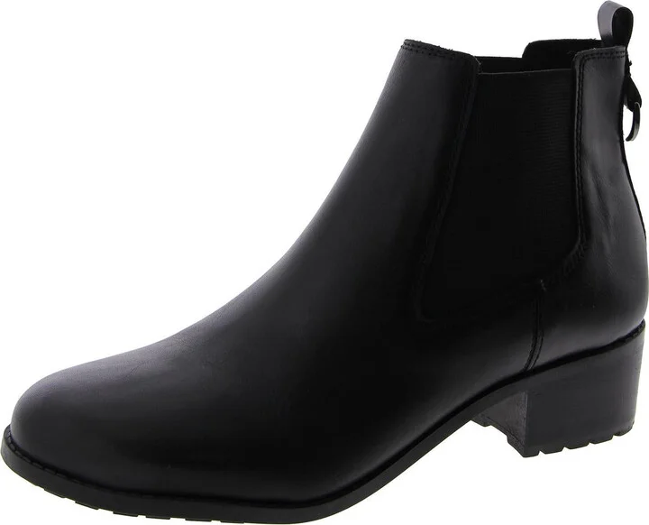 Bhfo Womens Block Heel Round Toe Mid-Calf Boots