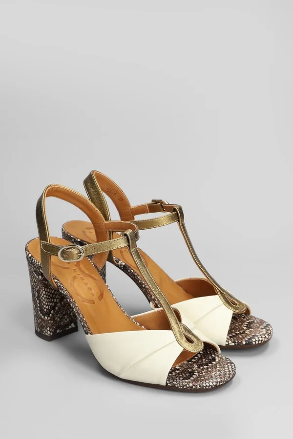Biagio 46 Sandals In Beige Leather - Image 2