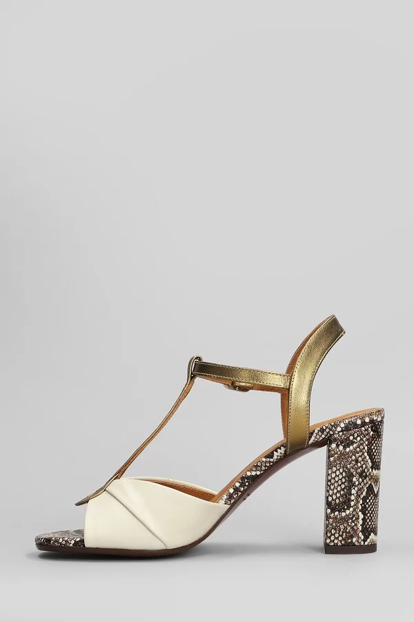 Biagio 46 Sandals In Beige Leather - Image 3
