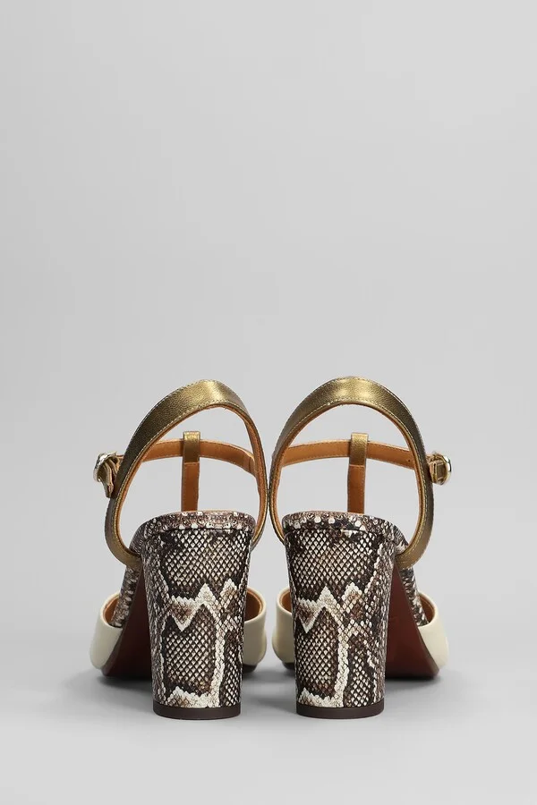 Biagio 46 Sandals In Beige Leather - Image 4