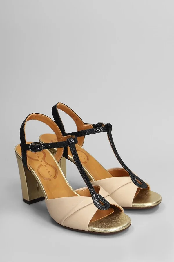 Biagio 46 Sandals In Taupe Leather - Image 2