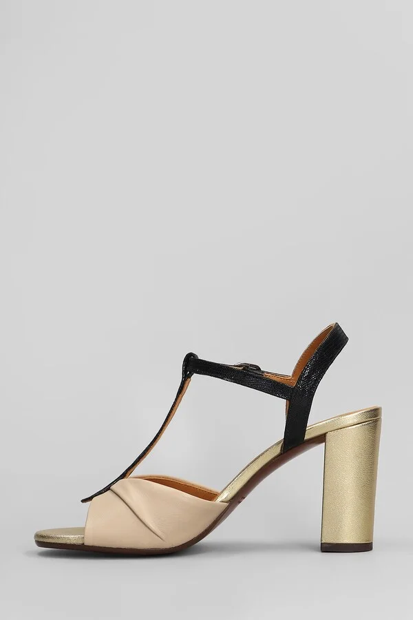 Biagio 46 Sandals In Taupe Leather - Image 3