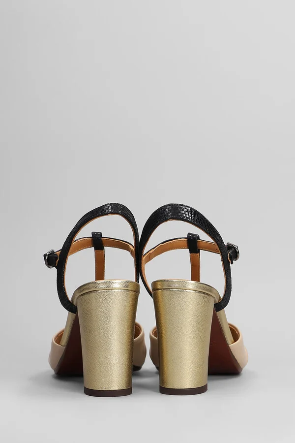 Biagio 46 Sandals In Taupe Leather - Image 4