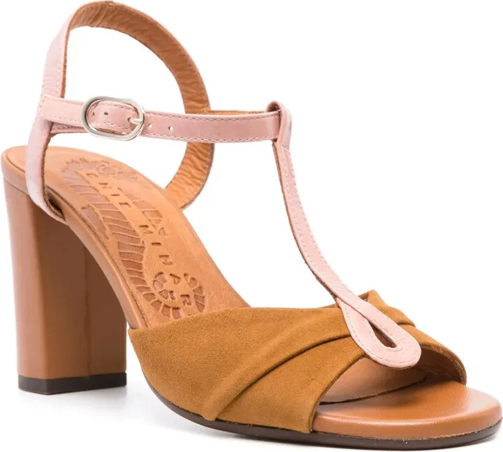 Biagio90mm leather sandals - Image 2