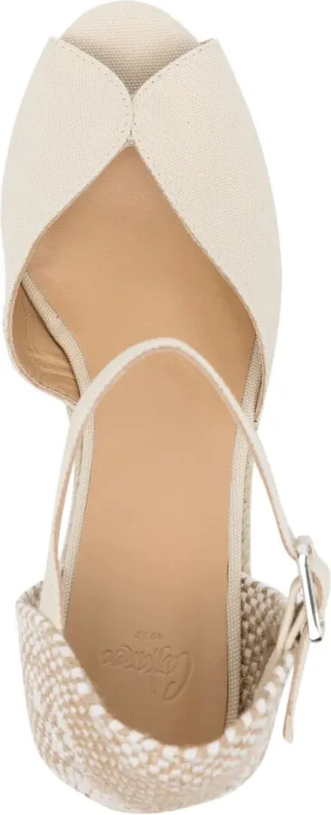Bianca 105mm woven-raffia espadrilles - Image 4