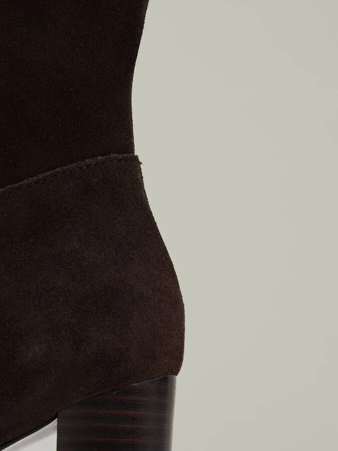 Bianca Block Heel Knee High Boots - Image 4