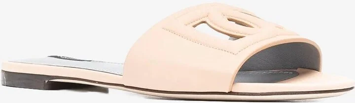 Bianca Calfskin Flat Slides - Image 2