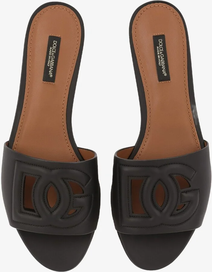 Bianca Calfskin Flat Slides - Image 2