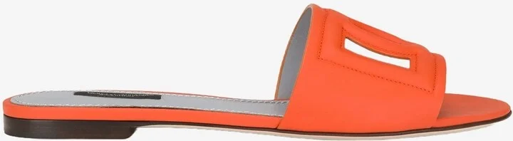 Bianca Calfskin Flat Slides