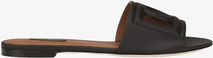 Bianca Calfskin Flat Slides