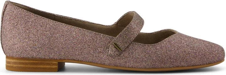 Bianca Champagne Rainbow Glitter Flat