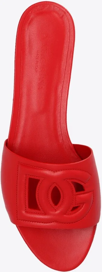 Bianca DG Leather Slides - Image 3