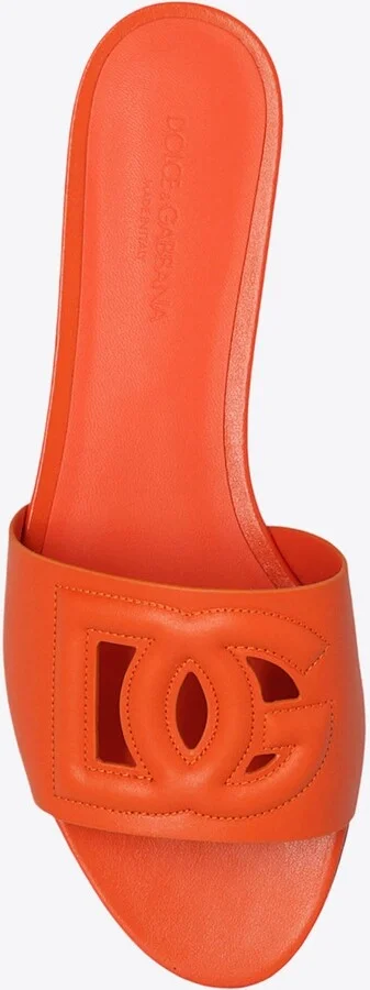 Bianca DG Logo Flat Sandals - Image 3