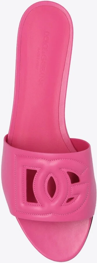 Bianca DG Logo Flat Sandals - Image 2