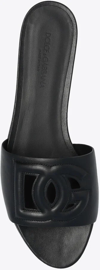 Bianca DG Logo Flat Sandals - Image 2