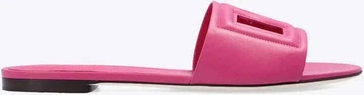 Bianca DG Logo Flat Sandals
