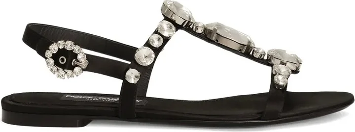 Bianca gemstone-embellished sandals