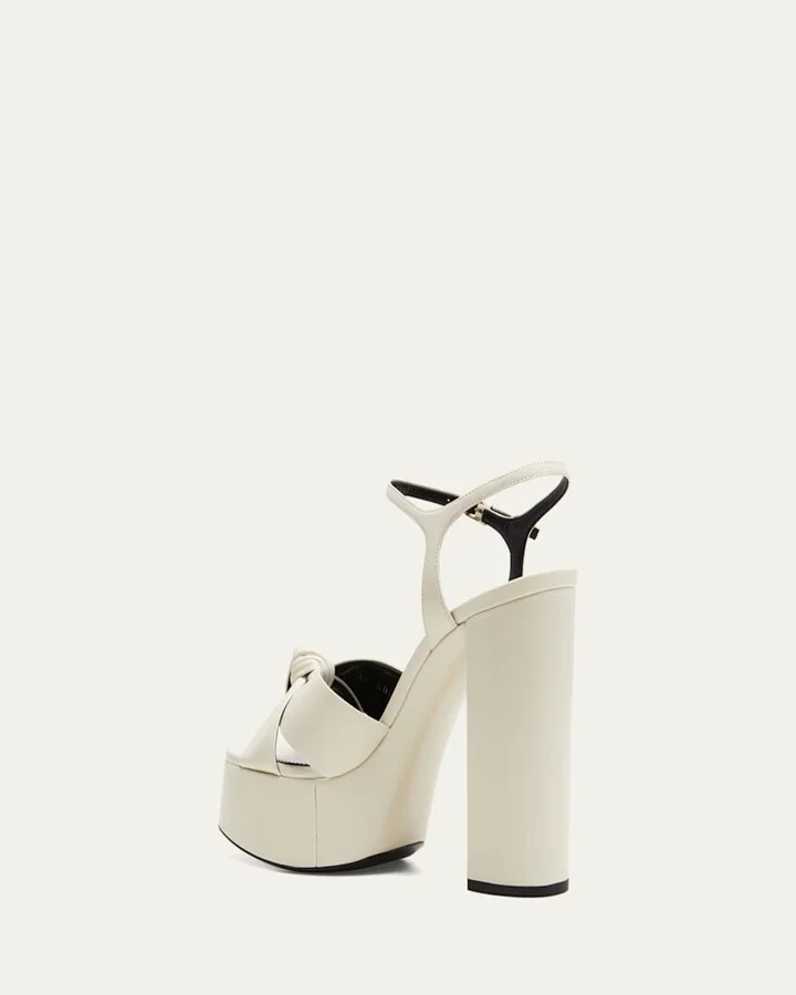 Bianca Knotted Ankle-Strap Platform Sandals - Image 5