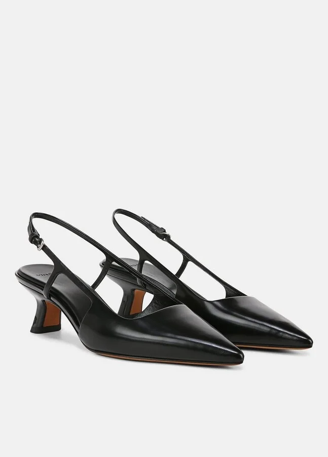 Bianca Leather Slingback Heel - Image 2