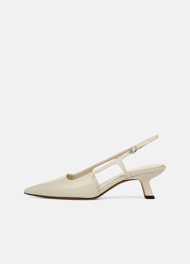 Bianca Leather Slingback Heel - Image 5