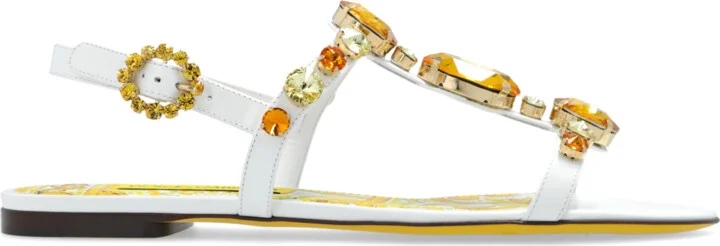 Bianca Sandals, , - White