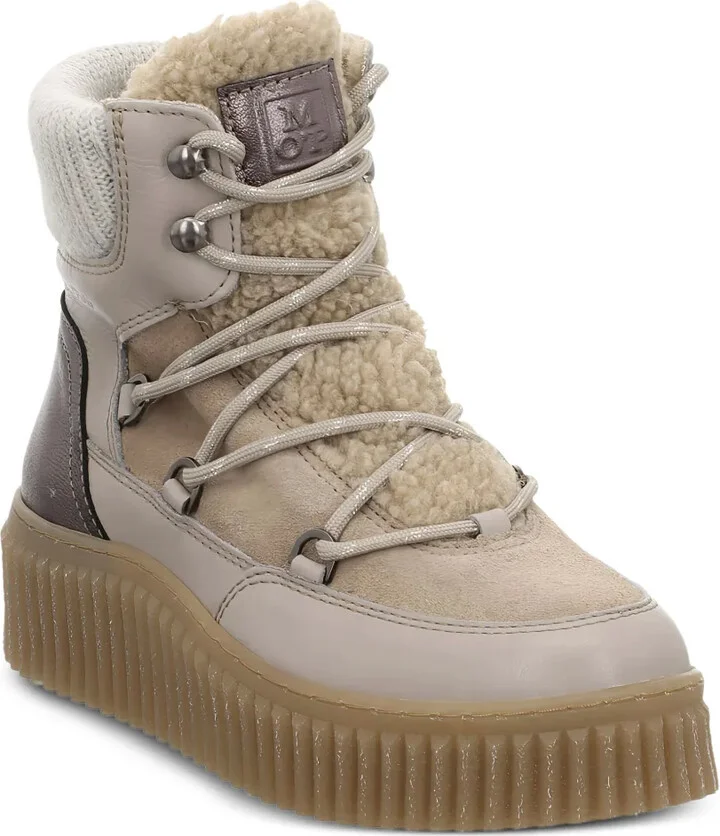 Bianca shearling lace-up ankle boots - Image 2