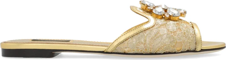 Bianca Slides, , - Gold