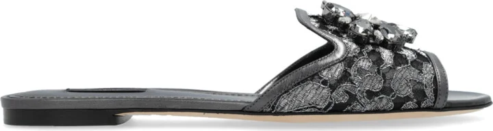 `Bianca` Slides, , - Grey