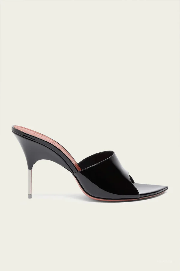 Bianca Slipper 95 in Black Patent