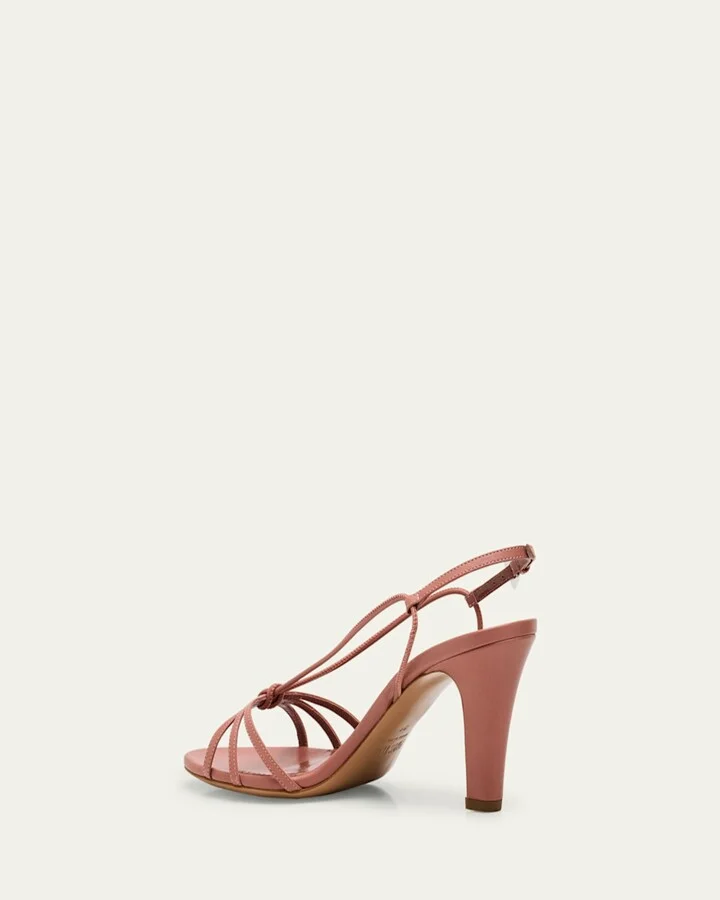 Bianca Strappy Leather Slingback Sandals - Image 3