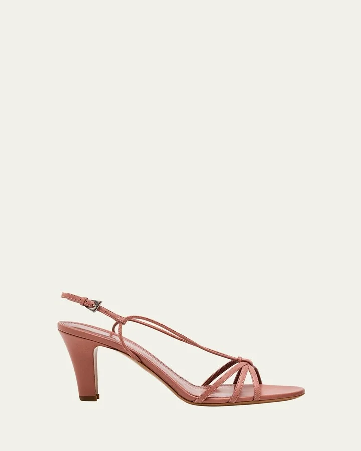 Bianca Strappy Leather Slingback Sandals