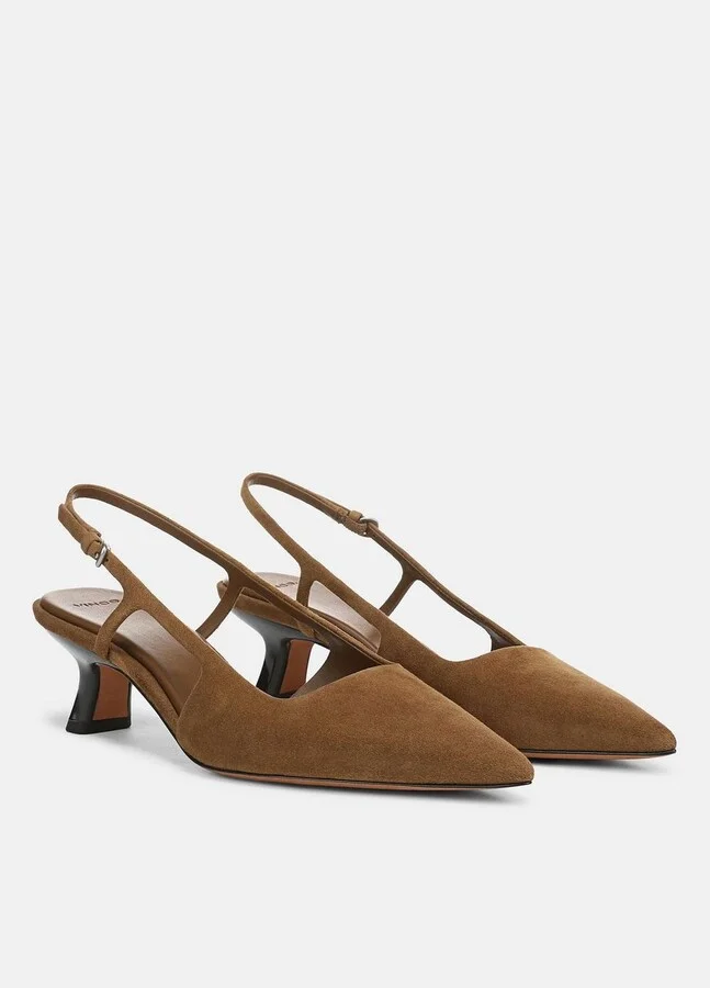 Bianca Suede Slingback Heel - Image 2