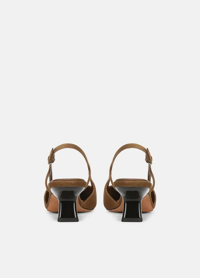 Bianca Suede Slingback Heel - Image 3