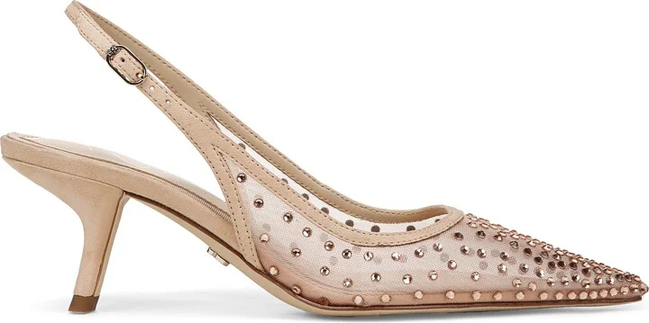 Bianka Slingback Mesh Pointed Toe Pump - Image 3