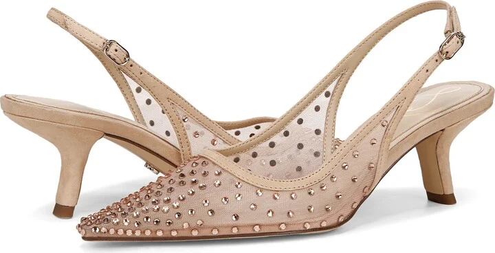 Bianka Slingback Mesh Pointed Toe Pump - Image 8