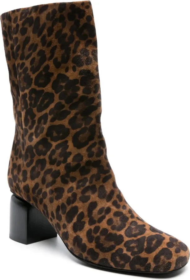 Biba 70mm leopard-print boots - Image 2