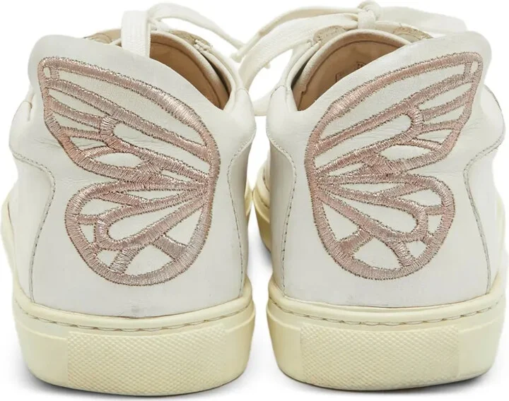 Bibi Butterfly embellished leather sneakers - Image 3