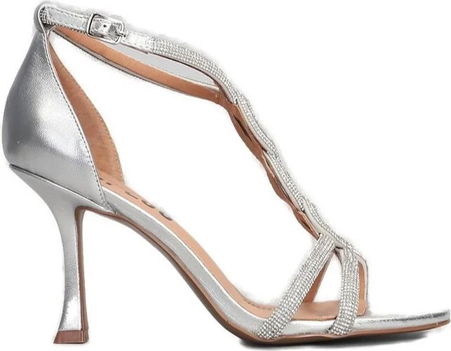 Bibi Lou Embellished Buckled Sandals