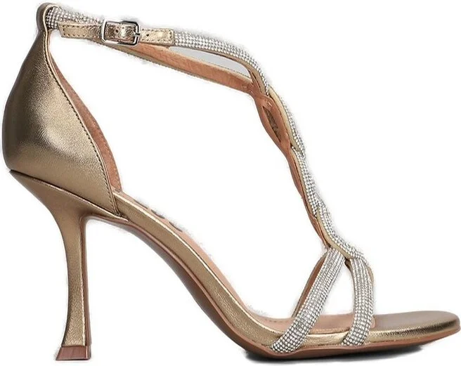 Bibi Lou Embellished Buckled Sandals