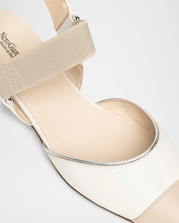 Bicolor Cap-Toe Slingback Flats - Image 2