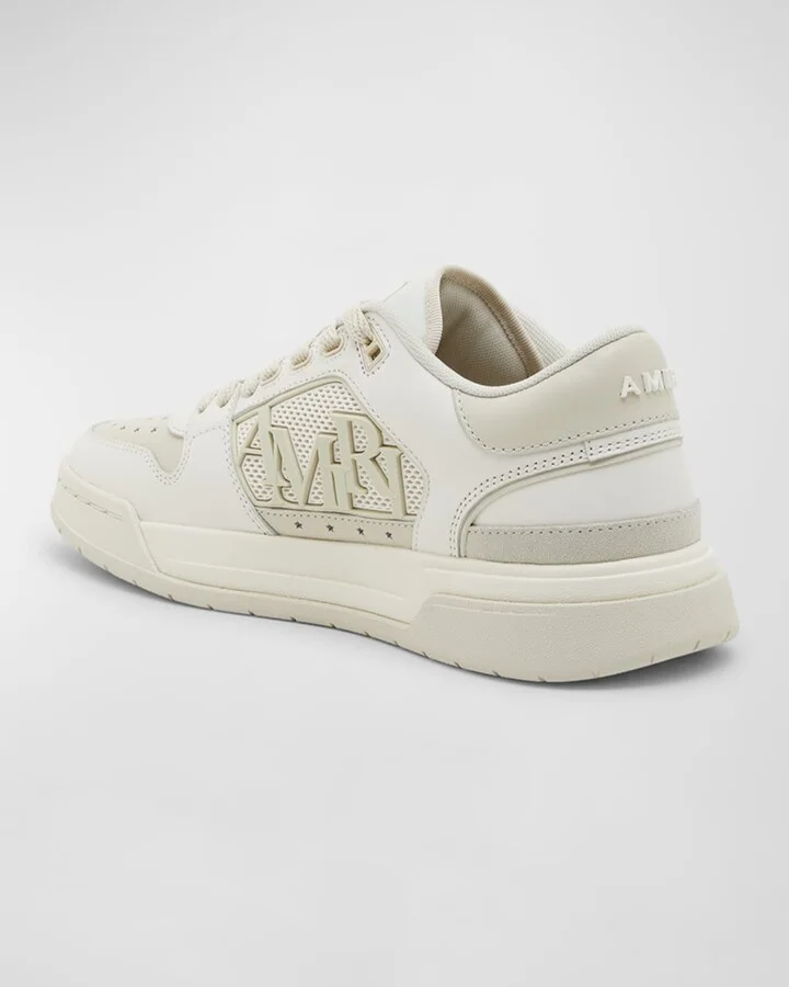 Bicolor Leather Low-Top Sneakers - Image 8