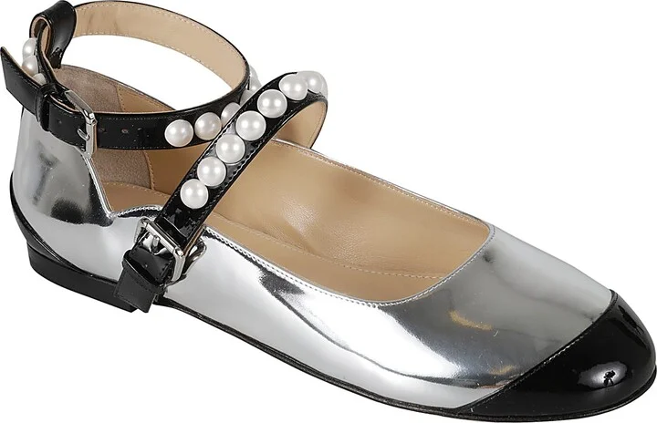 Bicolor Pearl Ballerinas - Image 2