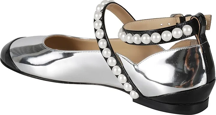 Bicolor Pearl Ballerinas - Image 3