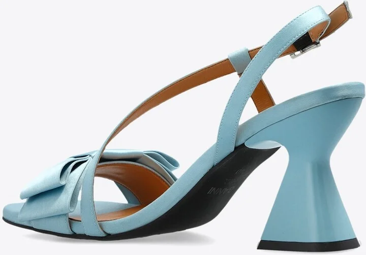 Big Bow 95 Satin Sandals - Image 2