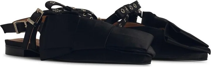 Big Bow Slingback Ballerinas - Image 2
