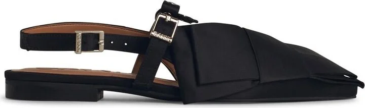Big Bow Slingback Ballerinas