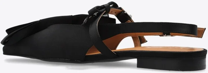 Big Bow Slingback Pointed-Toe Flats - Image 2